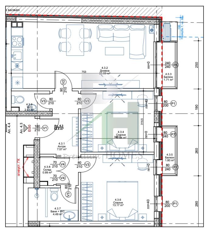 Na prodej  2 ložnice Sofia , Ovča kupel 1 , 99 m2 | 97104870 - obraz [2]