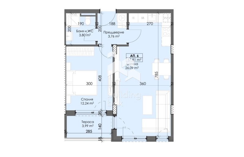 Zu verkaufen  1 Schlafzimmer Plowdiw , Trakija , 72 qm | 73148552 - Bild [8]
