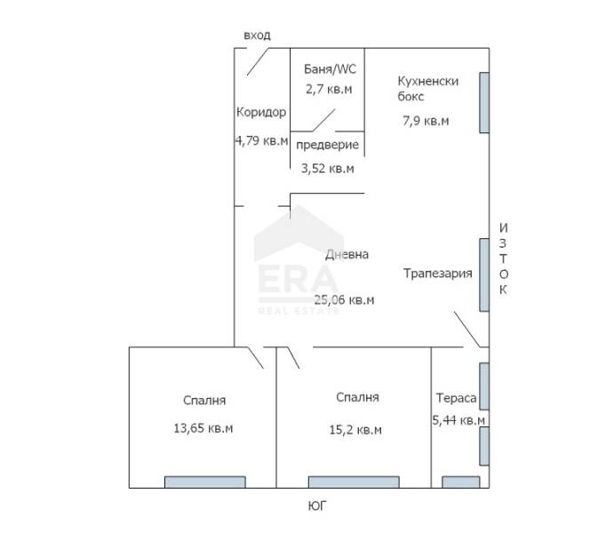 Продава 3-СТАЕН, гр. Варна, Гръцка махала, снимка 15 - Aпартаменти - 47128841