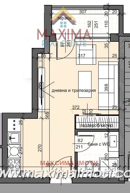 Na sprzedaż  Studio Plowdiw , Trakija , 40 mkw | 88047984 - obraz [4]