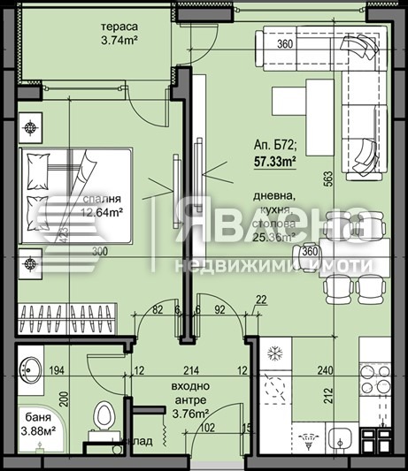 Продава 2-СТАЕН, гр. Пловдив, Христо Смирненски, снимка 4 - Aпартаменти - 49295012