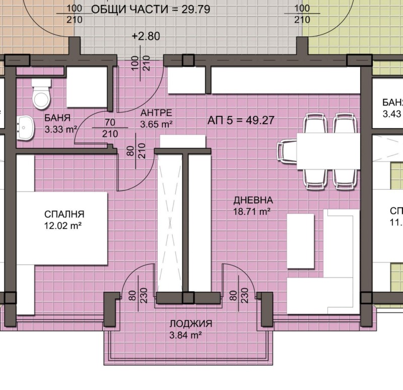 Продаја  1 спаваћа соба регион Бургас , Лозенец , 56 м2 | 98504225 - слика [5]