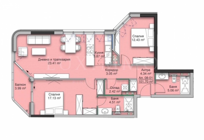 For Sale  2 bedroom Sofia , Krastova vada , 124 sq.m | 32094371 - image [8]