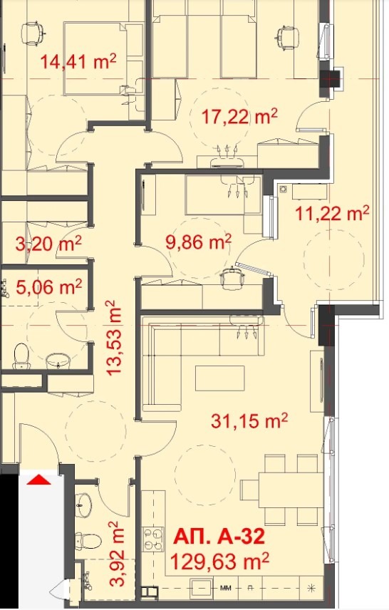 À venda  Mais de 3 quartos Burgas , Slaveikov , 152 m² | 41740423