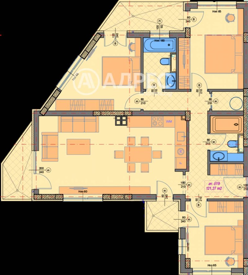 Продава МНОГОСТАЕН, гр. София, Манастирски ливади, снимка 3 - Апартаменти - 53148964