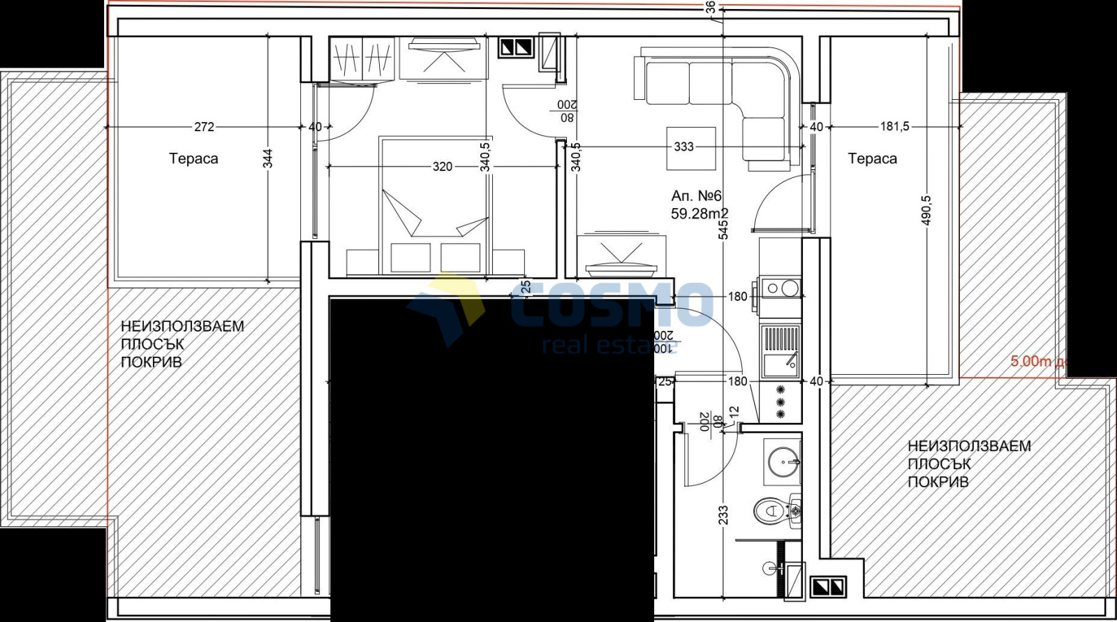 Продава 2-СТАЕН, гр. Бургас, Възраждане, снимка 2 - Апартаменти - 55887601