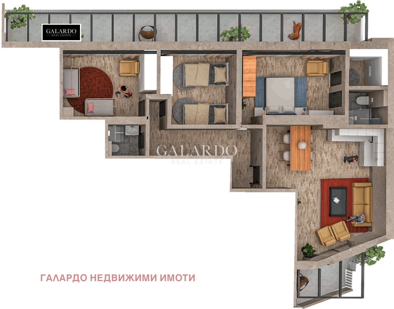 Продава 4-СТАЕН, гр. Пловдив, Христо Смирненски, снимка 5 - Апартаменти - 53635780