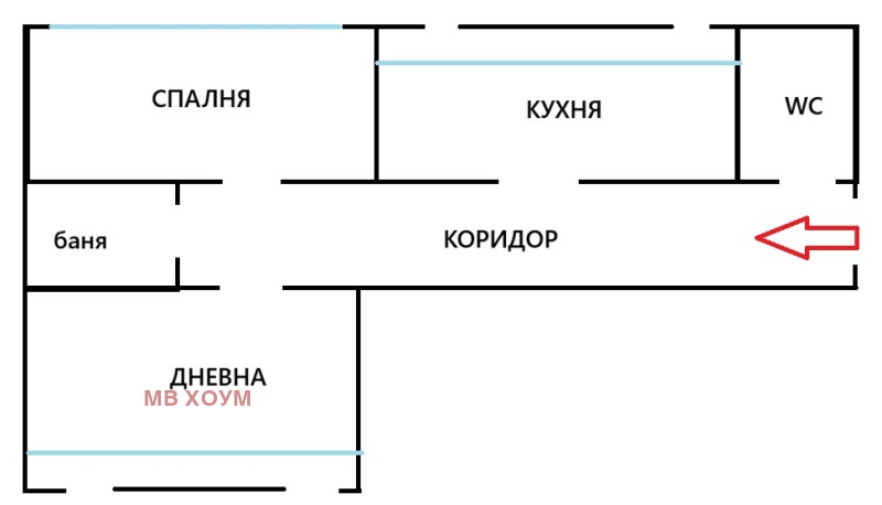 Продава 2-СТАЕН, гр. София, Зона Б-19