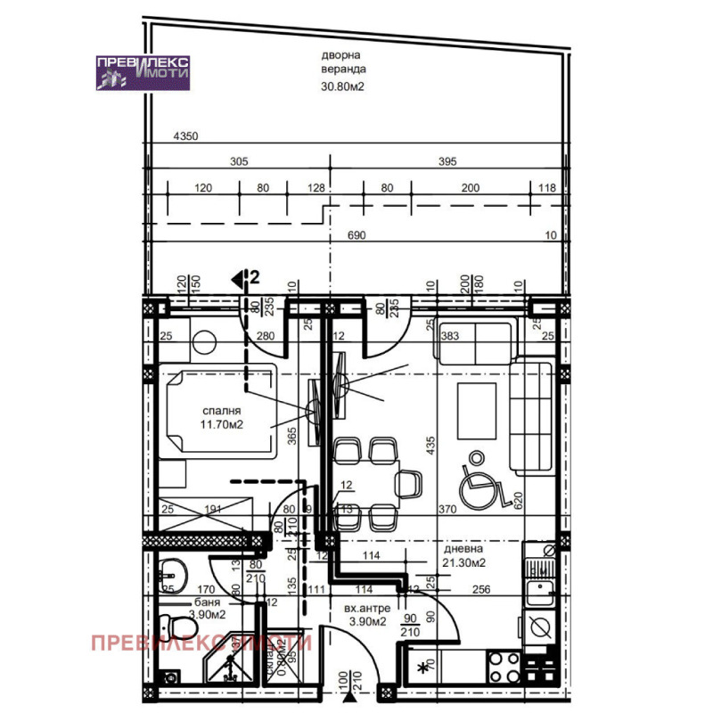 À venda  1 quarto Plovdiv , Vastanitcheski , 86 m² | 50025961 - imagem [2]