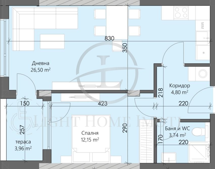 Продава 2-СТАЕН, гр. Пловдив, Кършияка, снимка 5 - Апартаменти - 56305447