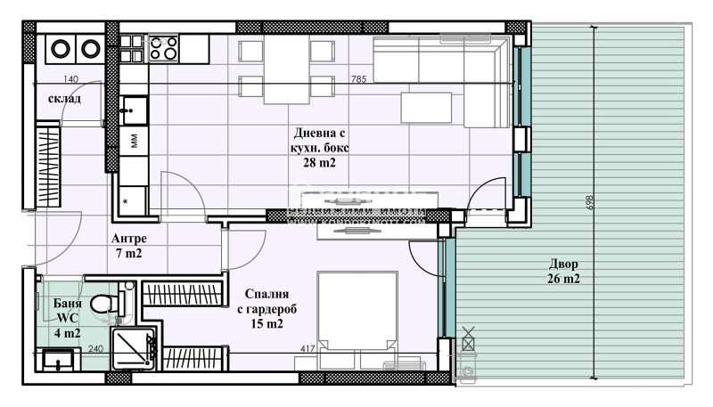 Продава 2-СТАЕН, гр. Пловдив, Въстанически, снимка 10 - Aпартаменти - 44544271