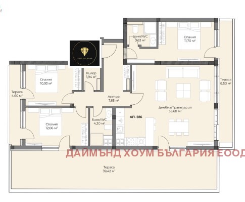 Продава 4-СТАЕН, гр. Пловдив, Христо Смирненски, снимка 2 - Aпартаменти - 48414467