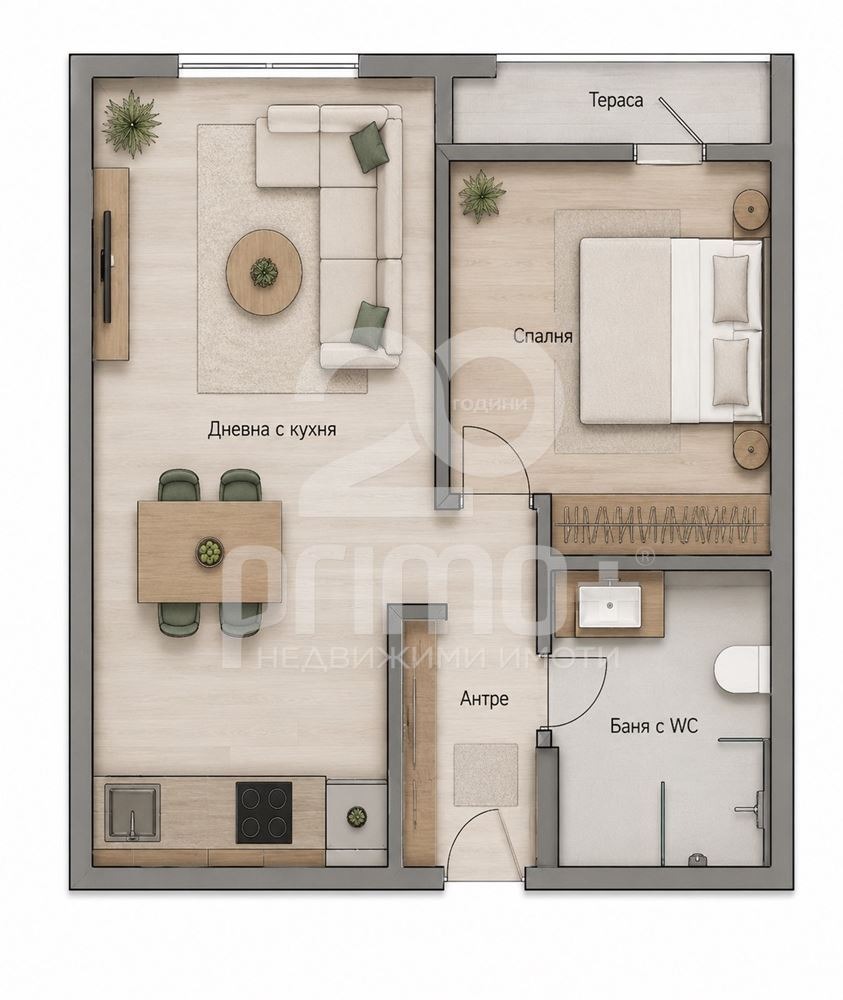 Продава 2-СТАЕН, гр. София, Люлин 3, снимка 3 - Апартаменти - 56093211