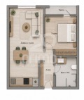Продава  2-стаен град София , Люлин 3 , 41 кв.м | 49222857 - изображение [3]