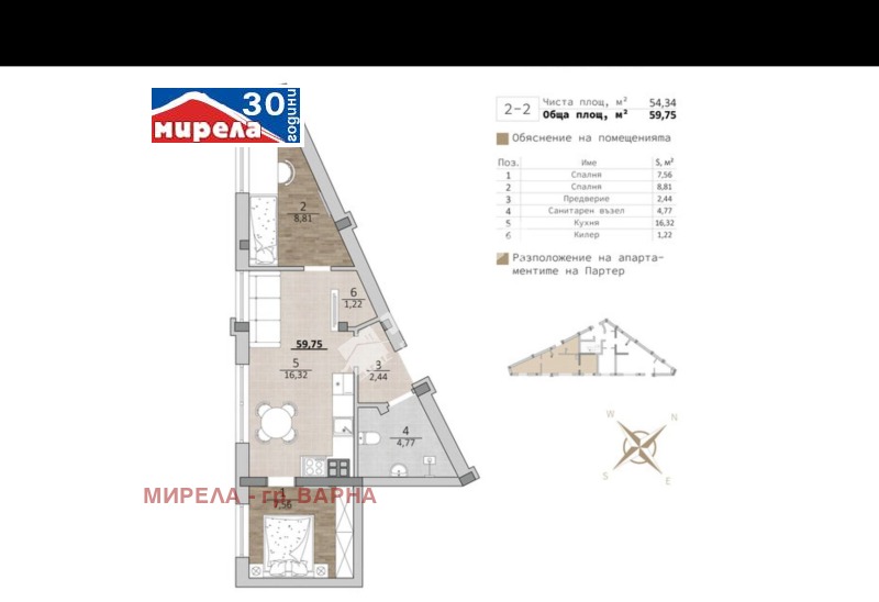 Продава  2-стаен град Варна , м-т Акчелар , 67 кв.м | 28371054