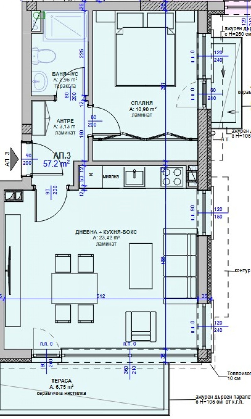 Продава 2-СТАЕН, гр. Созопол, област Бургас, снимка 2 - Апартаменти - 53119830