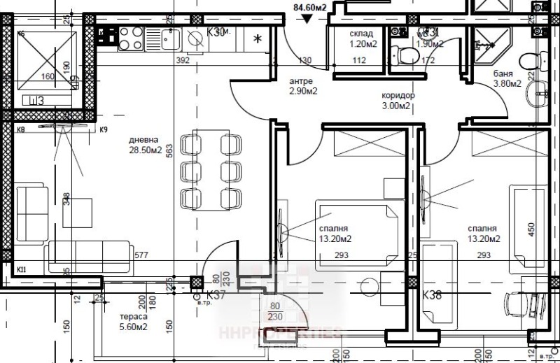 In vendita  2 camere da letto Plovdiv , Belomorski , 99 mq | 76085152 - Immagine [6]