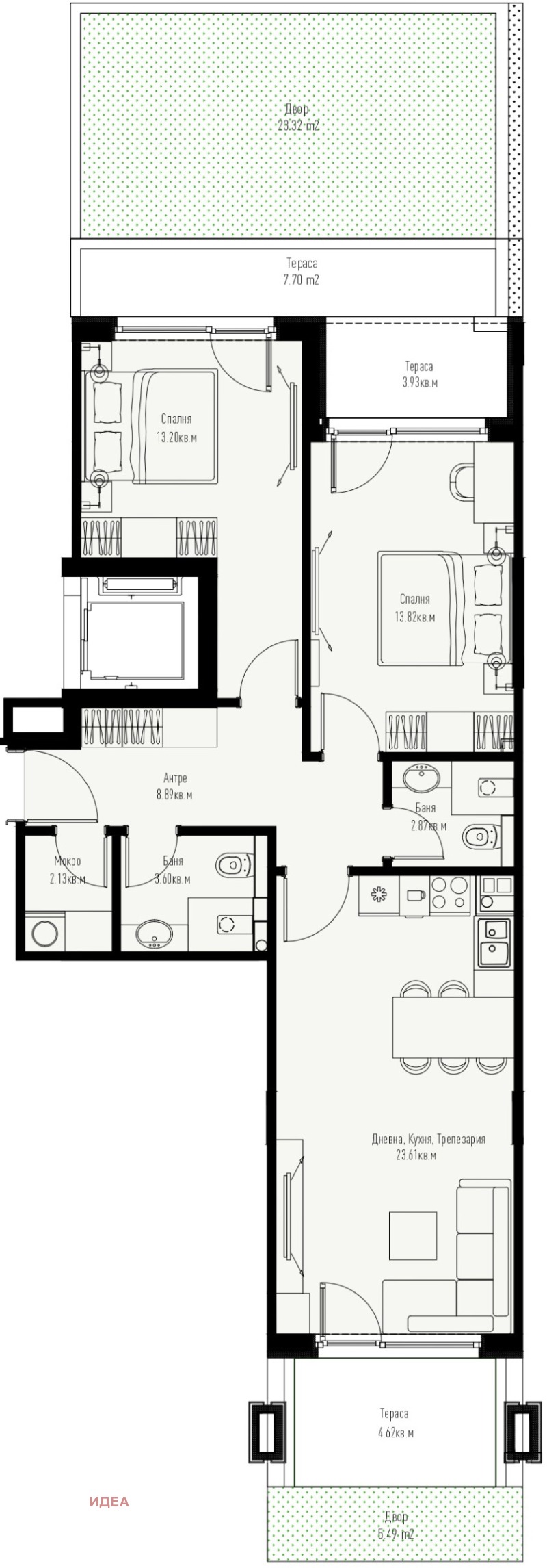 Продава 3-СТАЕН, гр. София, Манастирски ливади, снимка 3 - Апартаменти - 52166980