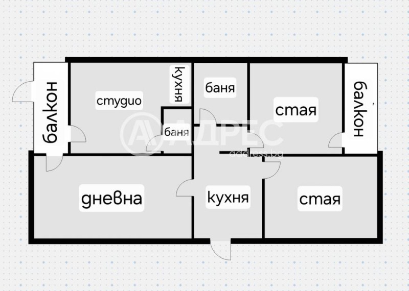 Till salu  2 sovrum Sofia , Ovtja kupel 2 , 90 kvm | 35359492 - bild [4]