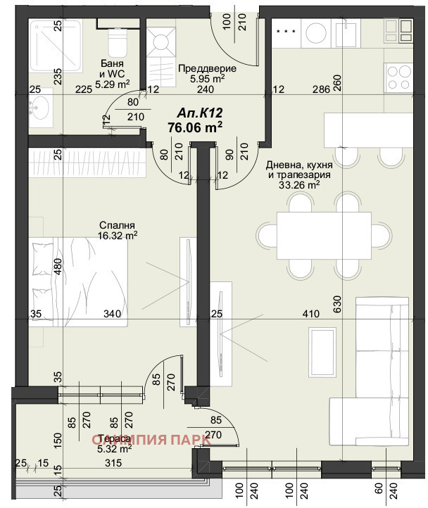 Продава 2-СТАЕН, гр. Пловдив, Тракия, снимка 2 - Апартаменти - 54023729