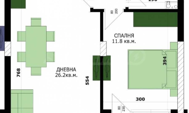Продава 2-СТАЕН, гр. Варна, Кайсиева градина, снимка 2 - Апартаменти - 49198257