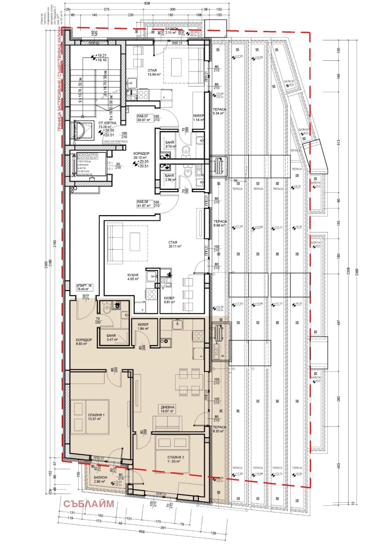 Продава  3-стаен град Варна , Изгрев , 98 кв.м | 55767647 - изображение [2]