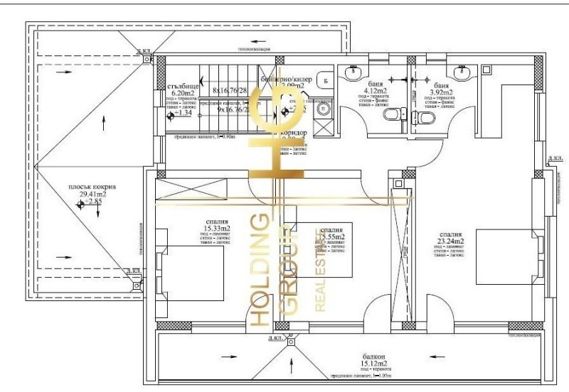 Продава КЪЩА, с. Близнаци, област Варна, снимка 3 - Къщи - 47409244