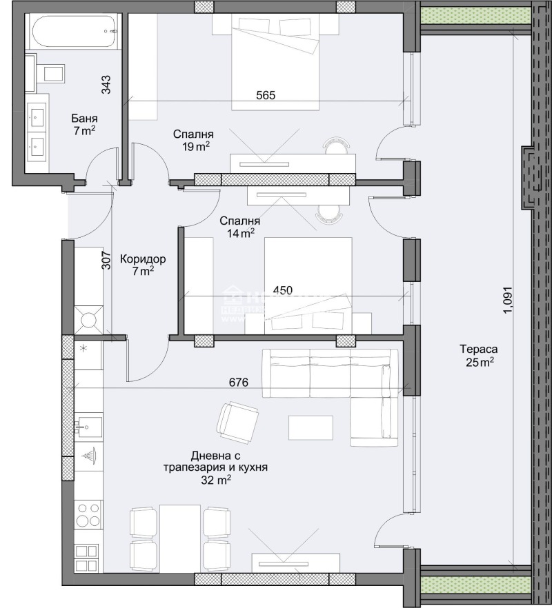 Na sprzedaż  2 sypialnie Plowdiw , Karszijaka , 140 mkw | 39467636 - obraz [4]