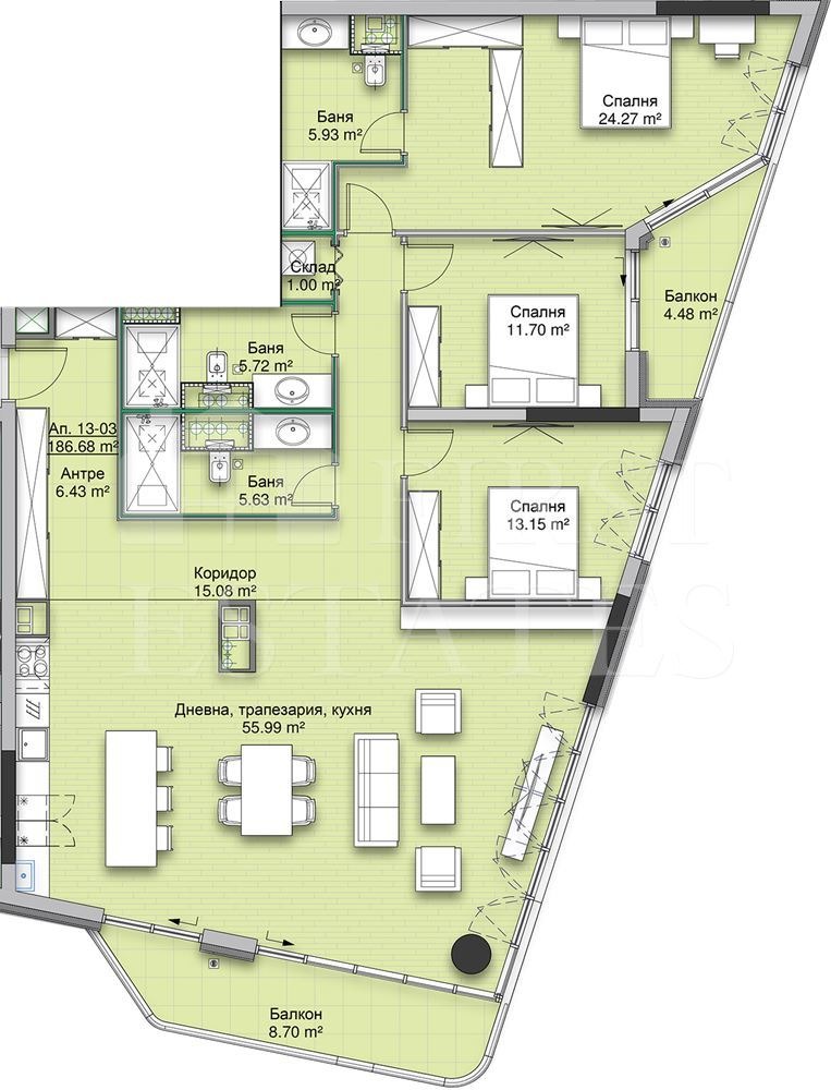 Na sprzedaż  3 sypialnie Sofia , Krastowa wada , 228 mkw | 35738683 - obraz [15]