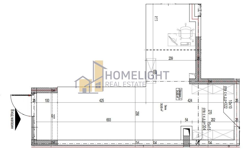 Продава МАГАЗИН, гр. София, Манастирски ливади, снимка 8 - Магазини - 53874301