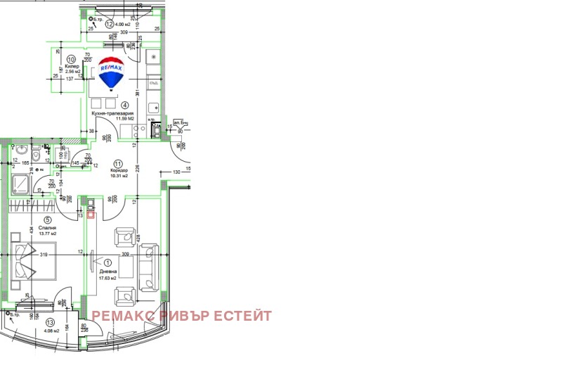 Продава 2-СТАЕН в град Русе, Център - 102 кв.м / 167 470 € » 327 542.85 лв., РЕМАКС РИВЪР ЕСТЕЙТ