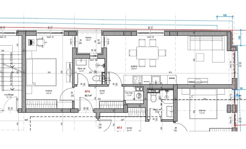 Na sprzedaż  1 sypialnia Sofia , Slatina , 73 mkw | 47972888 - obraz [3]