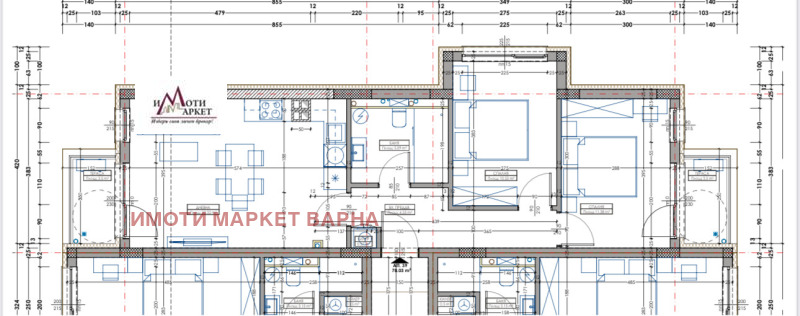 Myytävänä  2 makuuhuonetta Varna , Vladislav Varnentšik 1 , 96 neliömetriä | 66897992 - kuva [2]