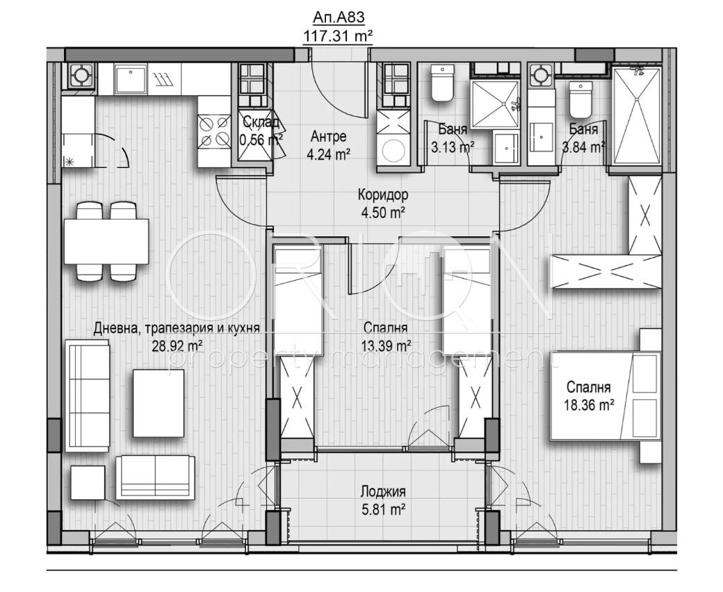 Продава 3-СТАЕН, гр. София, Витоша, снимка 2 - Апартаменти - 54213036