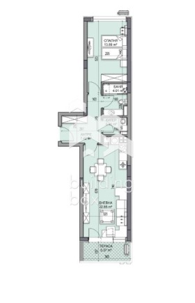 1 dormitor Gagarin, Plovdiv 2