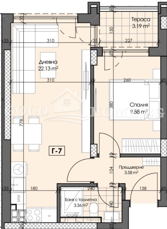 Продава 2-СТАЕН, гр. Пловдив, Гагарин, снимка 8 - Aпартаменти - 49356827