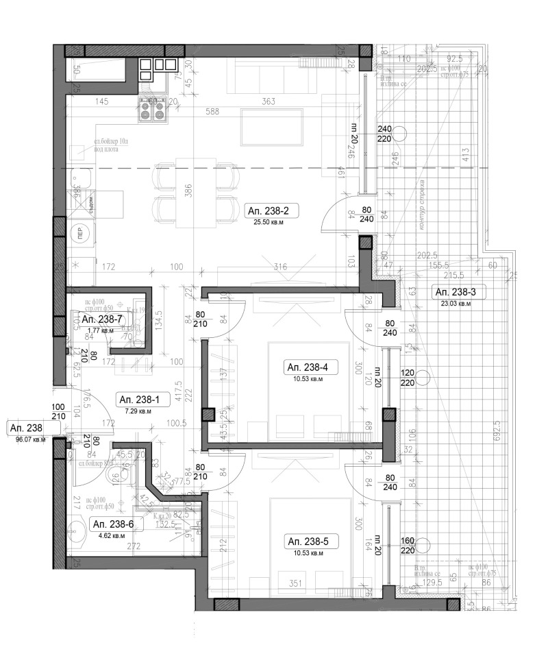 En venta  2 dormitorios Varna , Vazrazhdane 1 , 116 metros cuadrados | 18653699 - imagen [4]