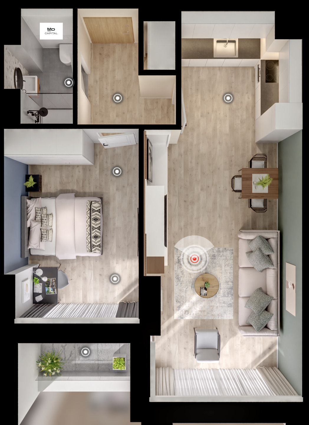 Продава 2-СТАЕН, гр. София, Дружба 1, снимка 4 - Апартаменти - 55297177
