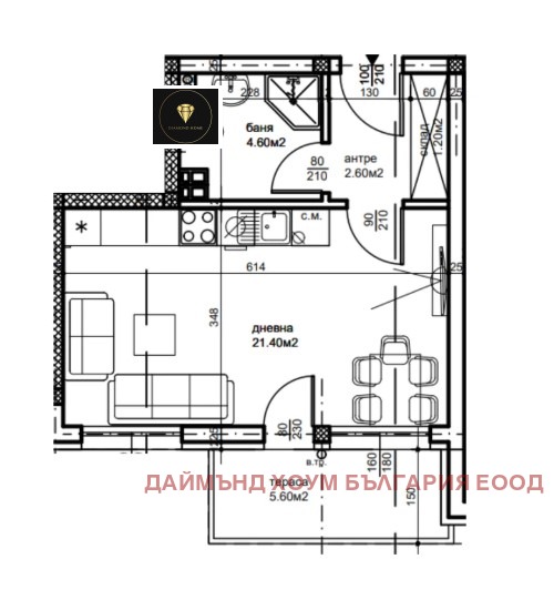 À vendre  Studio Plovdiv , Belomorski , 47 m² | 36894592 - image [2]