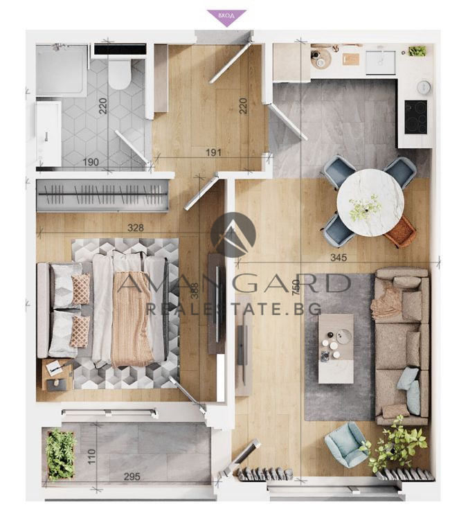 Продава 2-СТАЕН, гр. Пловдив, Тракия, снимка 3 - Апартаменти - 53732601