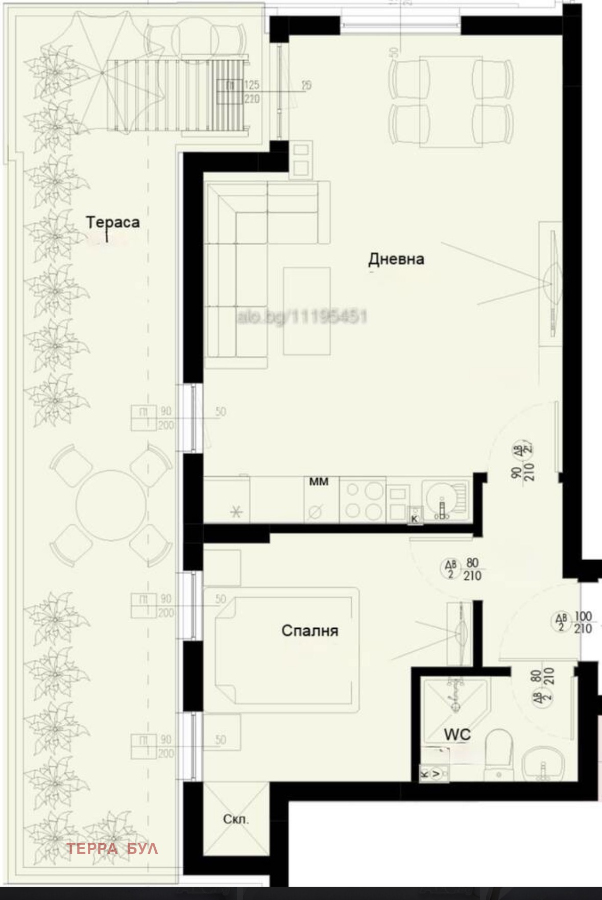 Продава 2-СТАЕН, гр. Пловдив, Остромила, снимка 8 - Апартаменти - 55780030