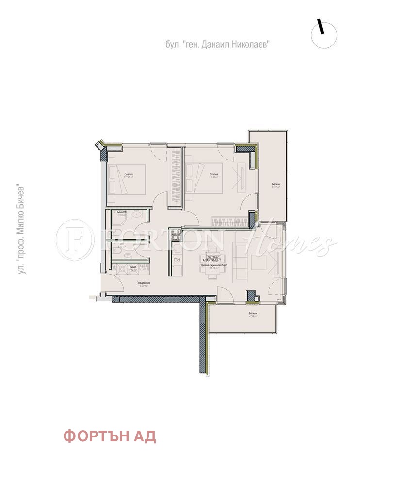 Продава 3-СТАЕН, гр. София, Оборище, снимка 2 - Апартаменти - 55727143