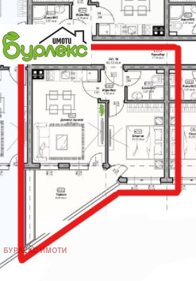 Продаја  1 спаваћа соба Варна , м-т Пчелина , 53 м2 | 32240649 - слика [10]
