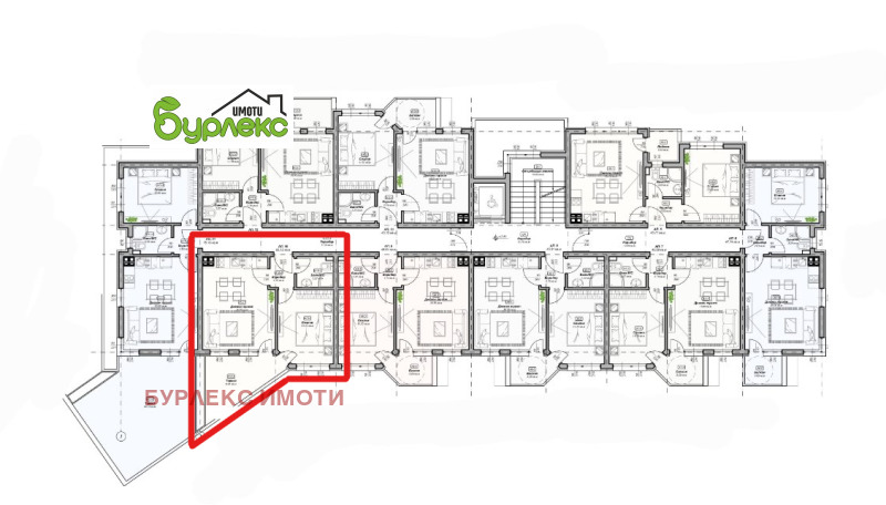 Продаја  1 спаваћа соба Варна , м-т Пчелина , 53 м2 | 32240649 - слика [11]
