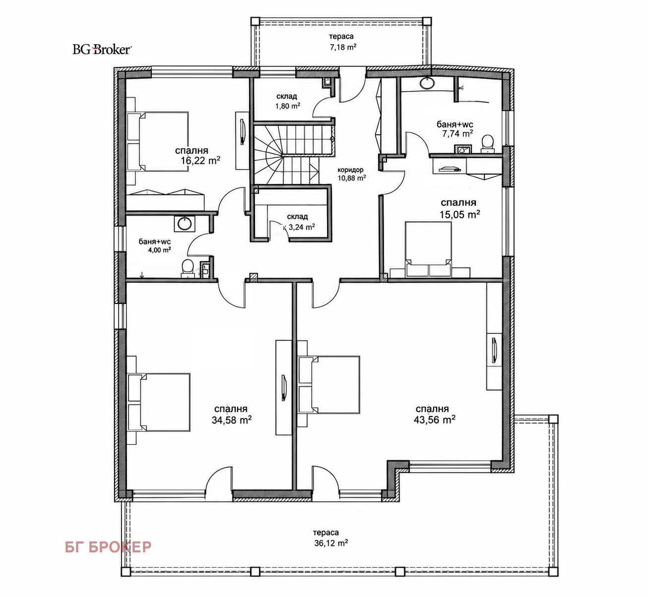 Продава КЪЩА, гр. Бургас, с. Маринка, снимка 17 - Къщи - 56432116