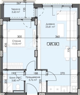 1 Schlafzimmer Trakija, Plowdiw 2