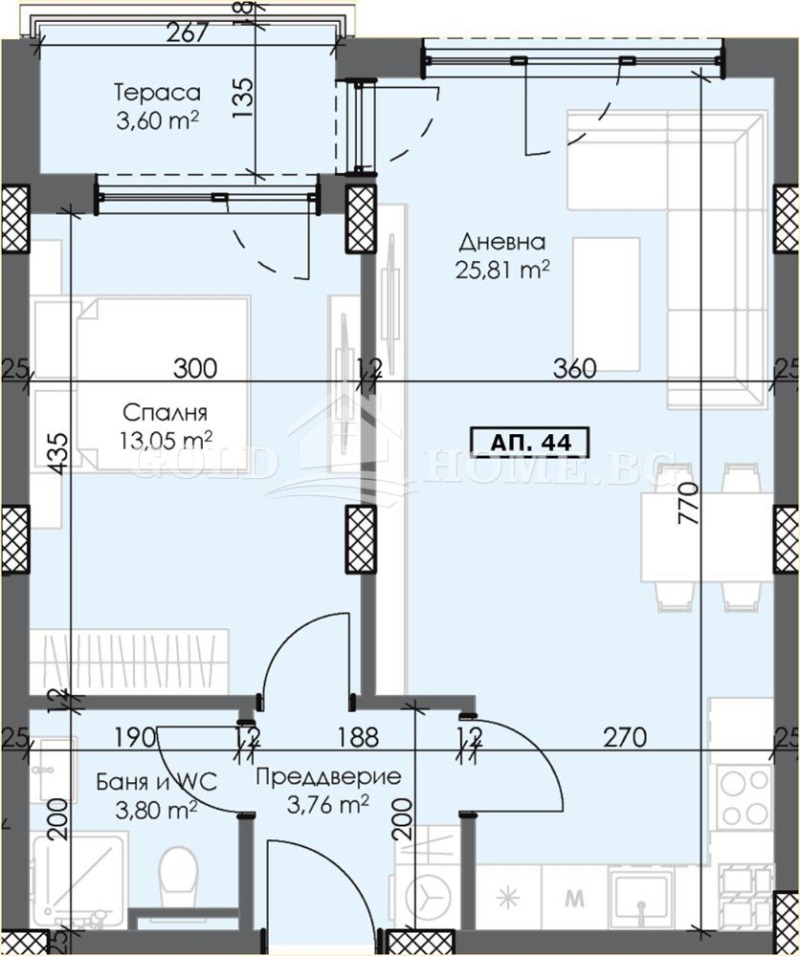 Продава  2-стаен град Пловдив , Тракия , 71 кв.м | 92204504 - изображение [2]