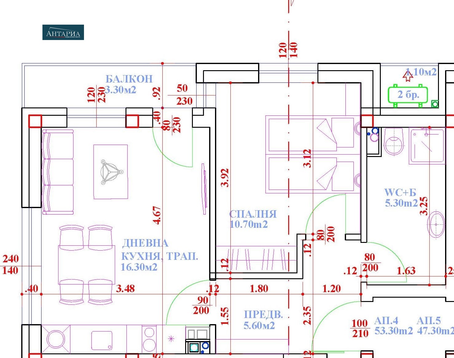 Продава 2-СТАЕН, гр. Созопол, област Бургас, снимка 8 - Апартаменти - 53991528