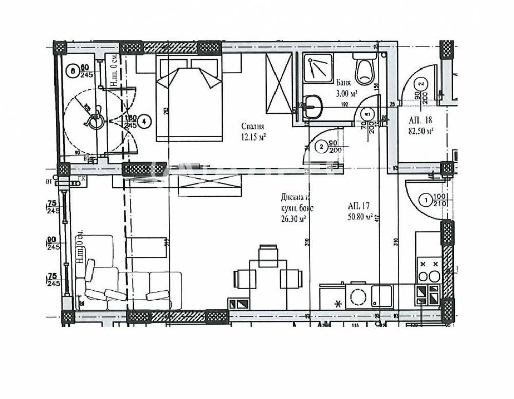 Продава 2-СТАЕН, гр. София, Манастирски ливади, снимка 2 - Апартаменти - 54944627