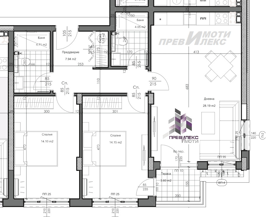 Продава 3-СТАЕН, гр. Пловдив, Кършияка, снимка 3 - Апартаменти - 53751681